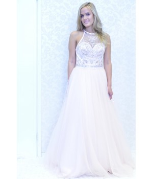 Outlet Vanhojentanssimekko 15483 Pinkki, Samppanja Koko 36